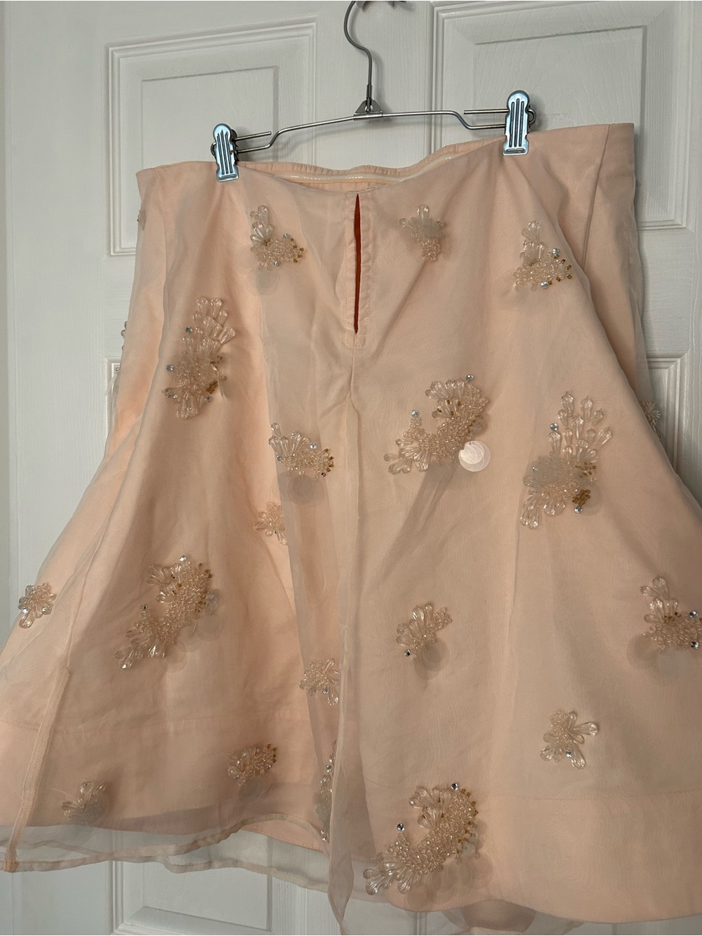 Anthropologie Maeve Strapless Scattered Embellished Mini Dress - Picture 13 of 16
